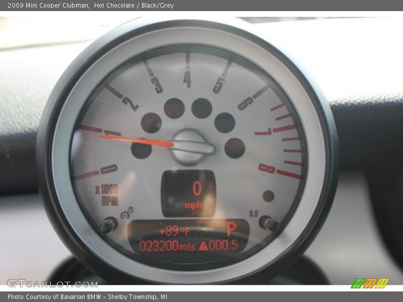 Hot Chocolate / Black/Grey 2009 Mini Cooper Clubman
