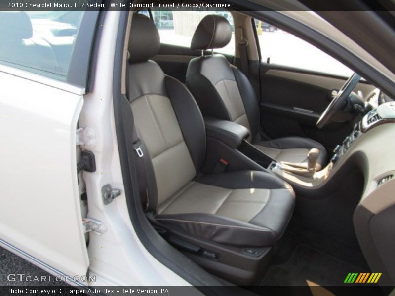 White Diamond Tricoat / Cocoa/Cashmere 2010 Chevrolet Malibu LTZ Sedan