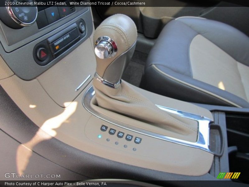 White Diamond Tricoat / Cocoa/Cashmere 2010 Chevrolet Malibu LTZ Sedan