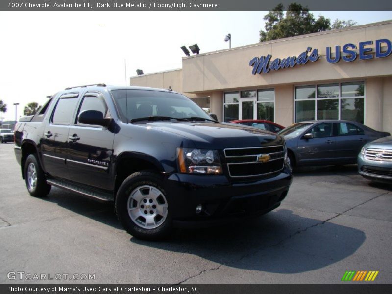 Dark Blue Metallic / Ebony/Light Cashmere 2007 Chevrolet Avalanche LT
