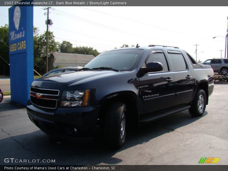 Dark Blue Metallic / Ebony/Light Cashmere 2007 Chevrolet Avalanche LT