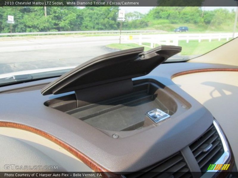 White Diamond Tricoat / Cocoa/Cashmere 2010 Chevrolet Malibu LTZ Sedan