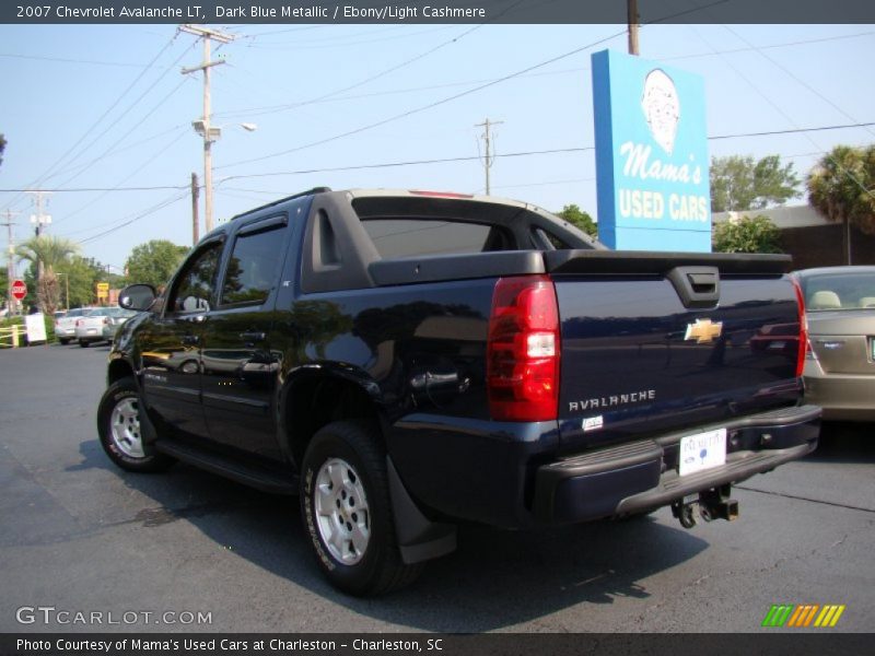 Dark Blue Metallic / Ebony/Light Cashmere 2007 Chevrolet Avalanche LT