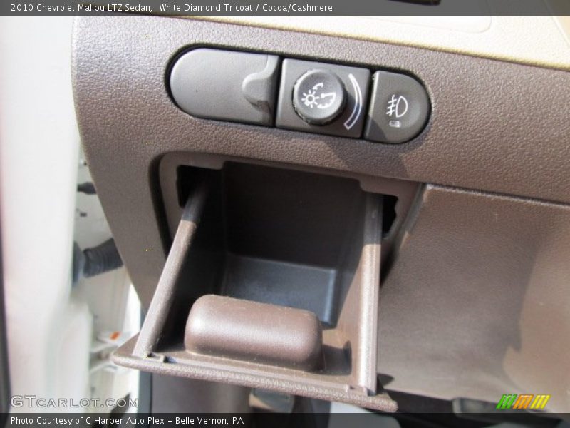 White Diamond Tricoat / Cocoa/Cashmere 2010 Chevrolet Malibu LTZ Sedan