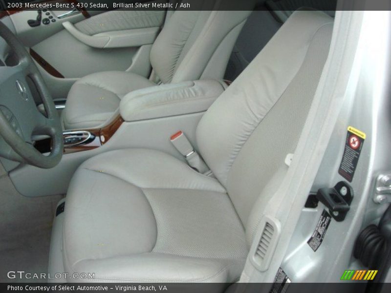 Brilliant Silver Metallic / Ash 2003 Mercedes-Benz S 430 Sedan
