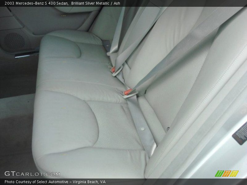 Brilliant Silver Metallic / Ash 2003 Mercedes-Benz S 430 Sedan