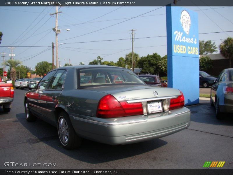 Light Tundra Metallic / Medium Parchment 2005 Mercury Grand Marquis GS