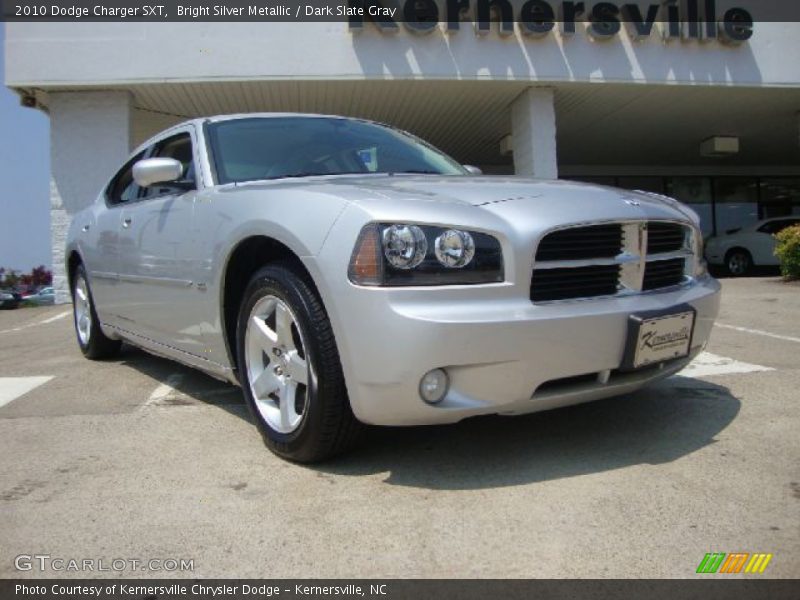Bright Silver Metallic / Dark Slate Gray 2010 Dodge Charger SXT