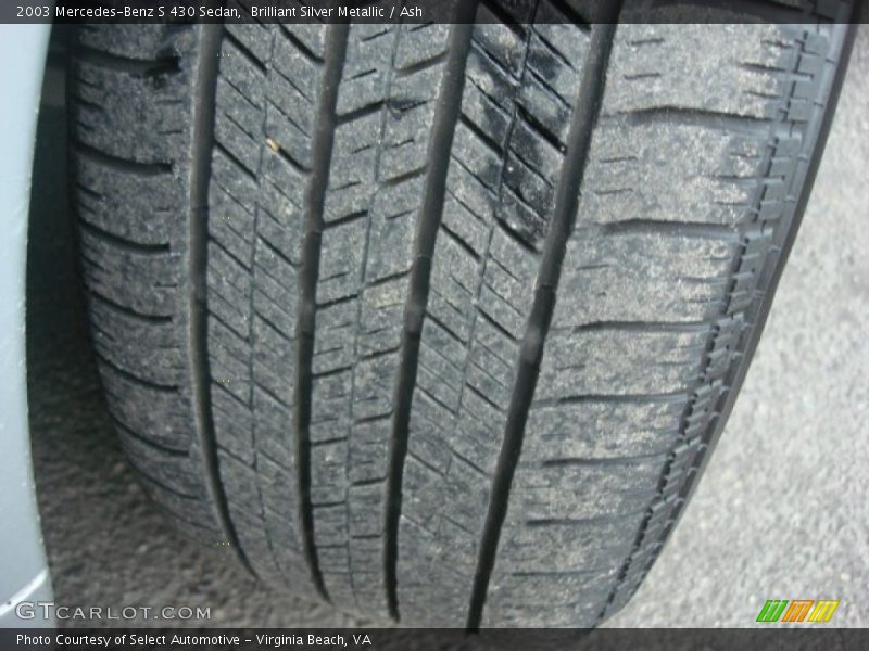 Brilliant Silver Metallic / Ash 2003 Mercedes-Benz S 430 Sedan