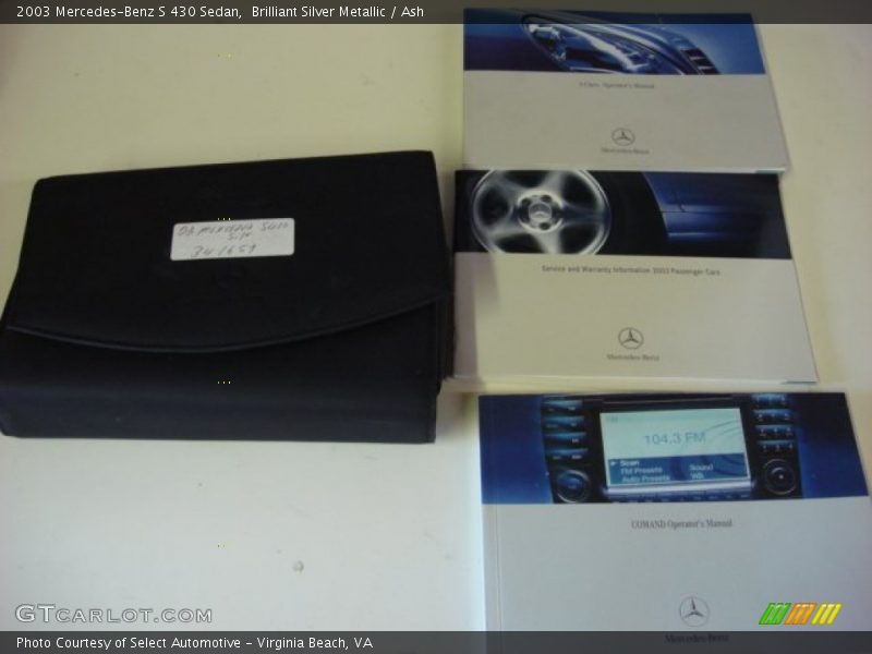 Brilliant Silver Metallic / Ash 2003 Mercedes-Benz S 430 Sedan