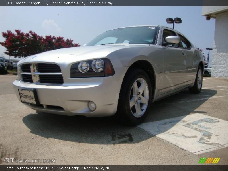 Bright Silver Metallic / Dark Slate Gray 2010 Dodge Charger SXT