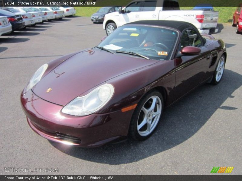 Carmon Red Metallic / Black 2004 Porsche Boxster