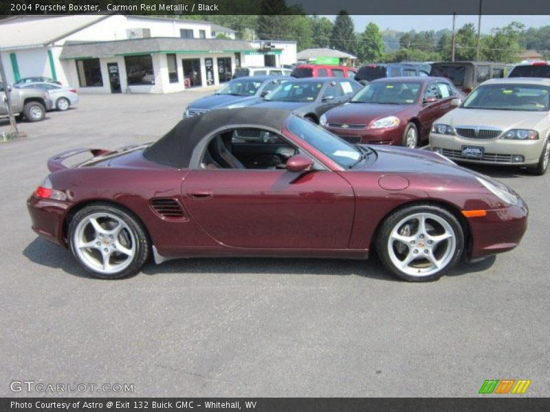 Carmon Red Metallic / Black 2004 Porsche Boxster