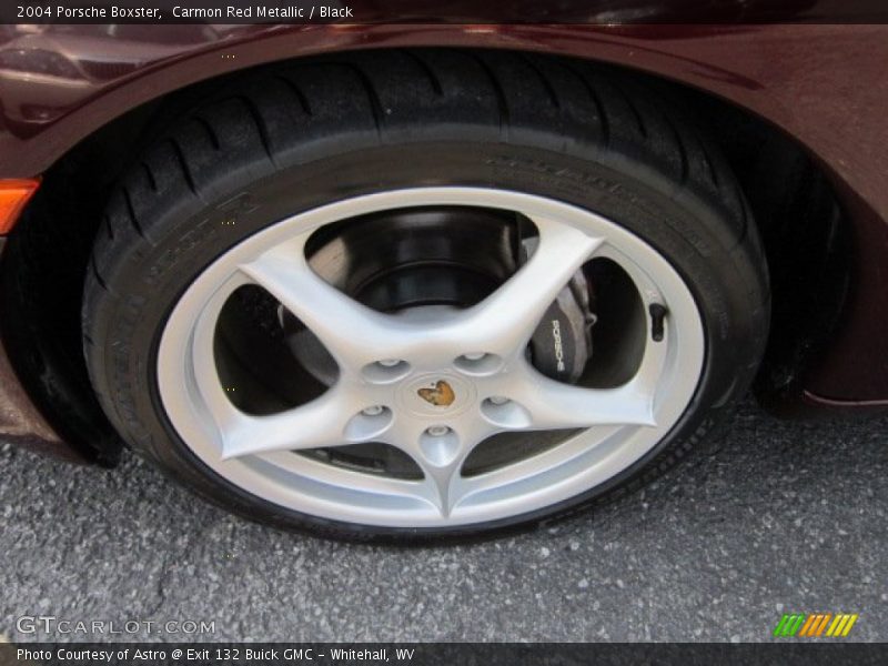 Carmon Red Metallic / Black 2004 Porsche Boxster