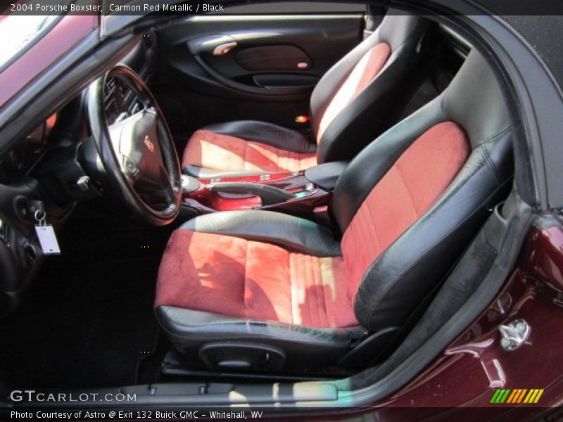 Carmon Red Metallic / Black 2004 Porsche Boxster
