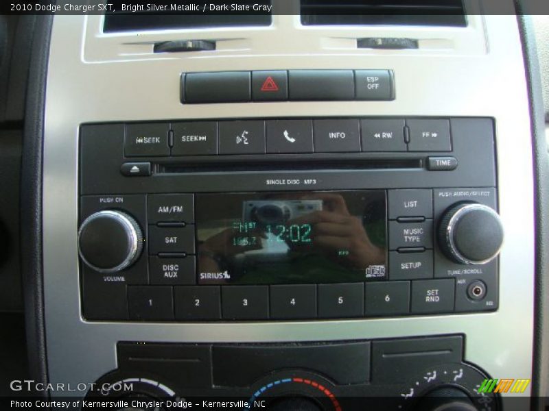 Bright Silver Metallic / Dark Slate Gray 2010 Dodge Charger SXT
