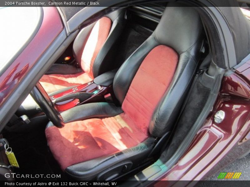 Carmon Red Metallic / Black 2004 Porsche Boxster