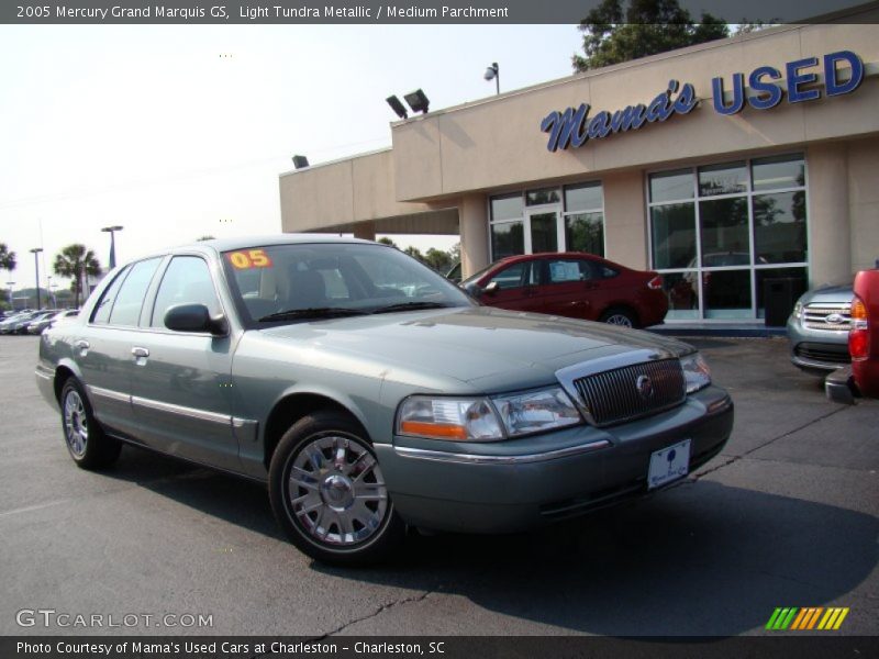 Light Tundra Metallic / Medium Parchment 2005 Mercury Grand Marquis GS