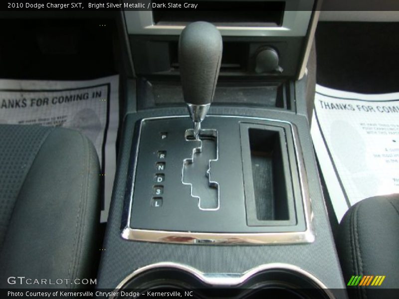 Bright Silver Metallic / Dark Slate Gray 2010 Dodge Charger SXT