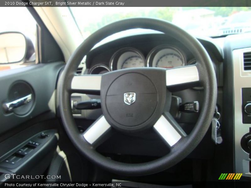 Bright Silver Metallic / Dark Slate Gray 2010 Dodge Charger SXT