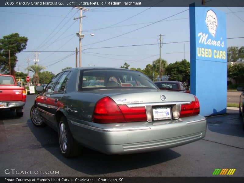 Light Tundra Metallic / Medium Parchment 2005 Mercury Grand Marquis GS
