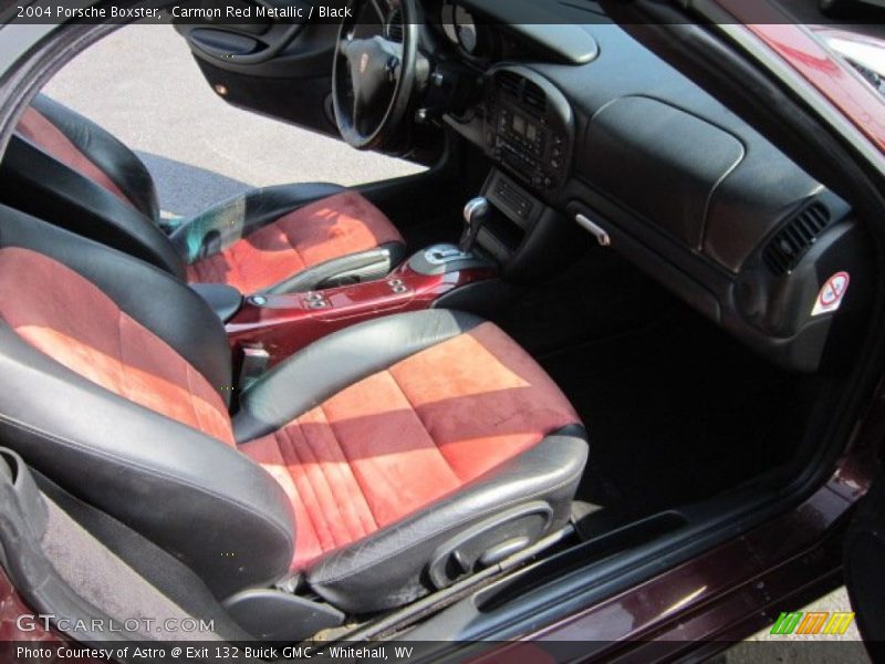 Carmon Red Metallic / Black 2004 Porsche Boxster