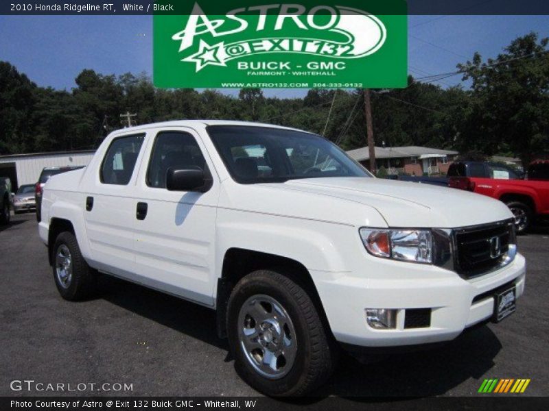 White / Black 2010 Honda Ridgeline RT