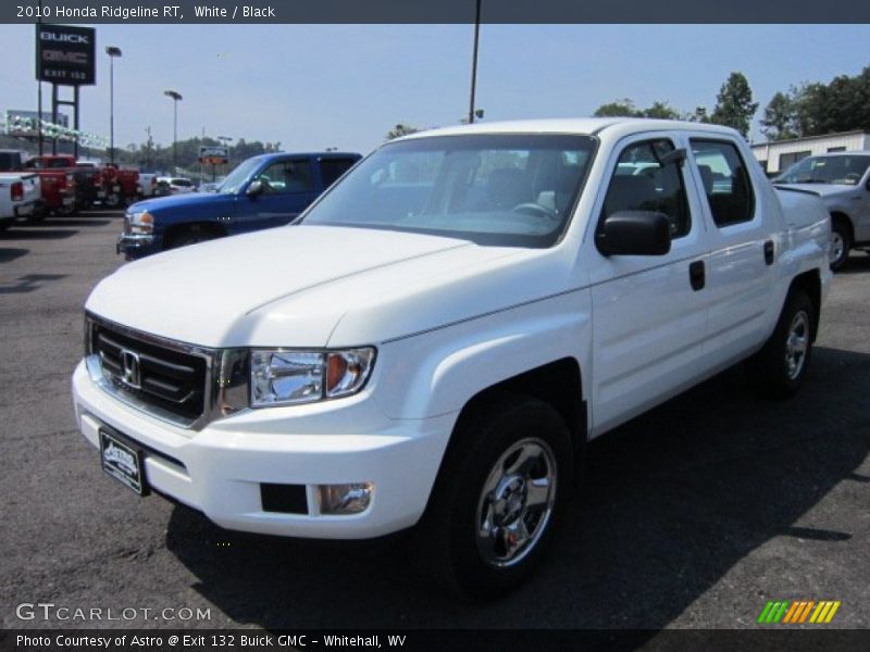 White / Black 2010 Honda Ridgeline RT