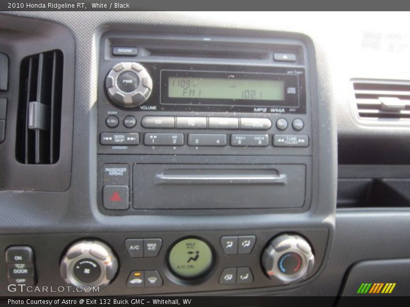 White / Black 2010 Honda Ridgeline RT