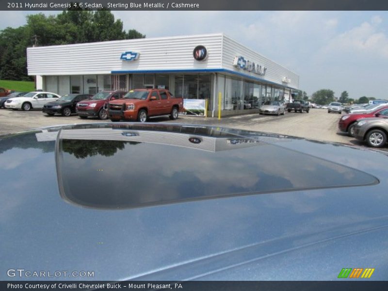 Sterling Blue Metallic / Cashmere 2011 Hyundai Genesis 4.6 Sedan