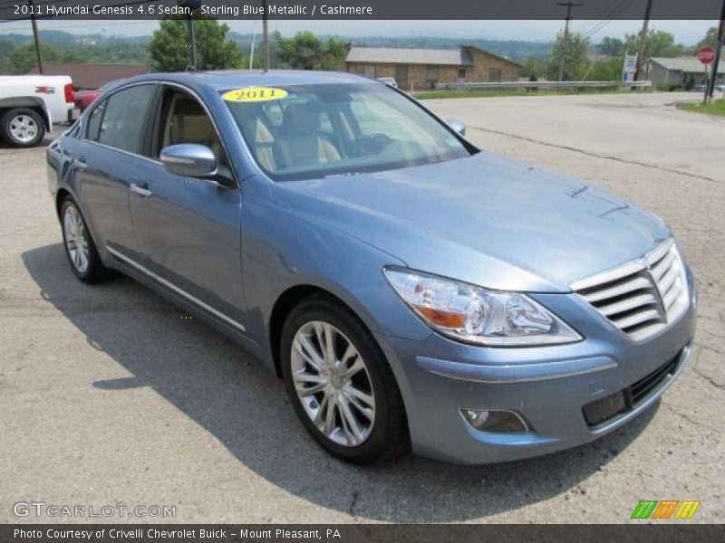 Front 3/4 View of 2011 Genesis 4.6 Sedan