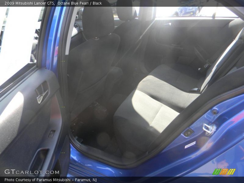 Octane Blue Pearl / Black 2009 Mitsubishi Lancer GTS