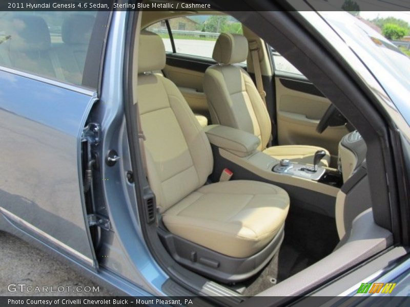 Sterling Blue Metallic / Cashmere 2011 Hyundai Genesis 4.6 Sedan