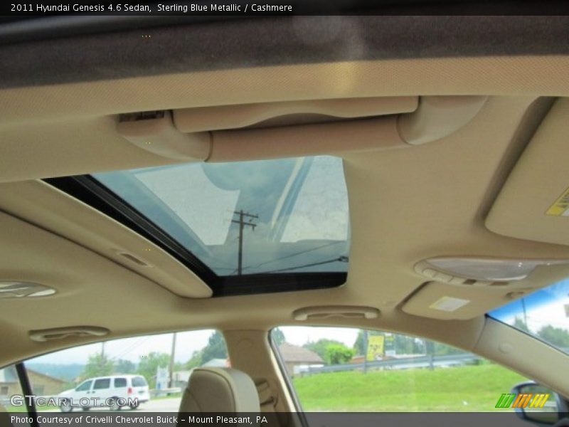 Sterling Blue Metallic / Cashmere 2011 Hyundai Genesis 4.6 Sedan