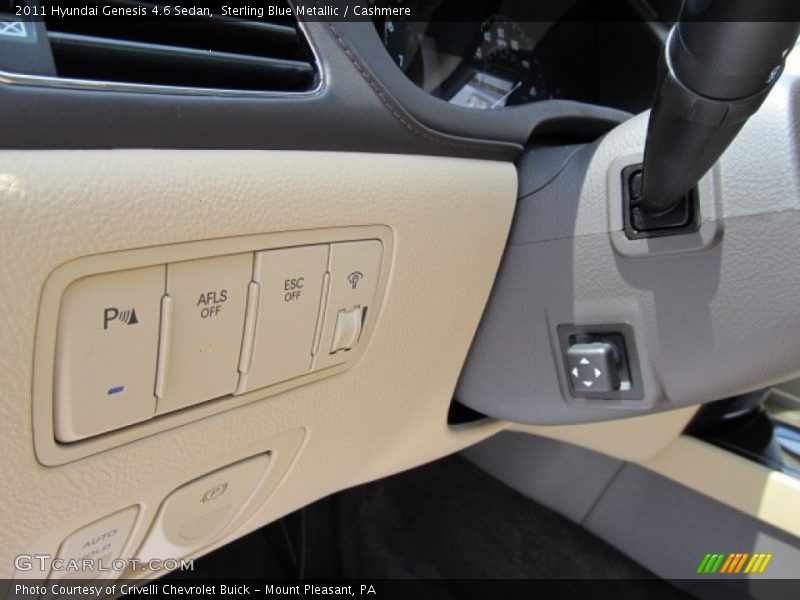 Sterling Blue Metallic / Cashmere 2011 Hyundai Genesis 4.6 Sedan