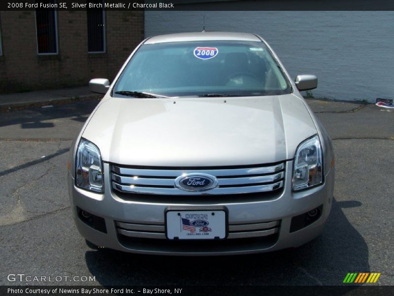 Silver Birch Metallic / Charcoal Black 2008 Ford Fusion SE