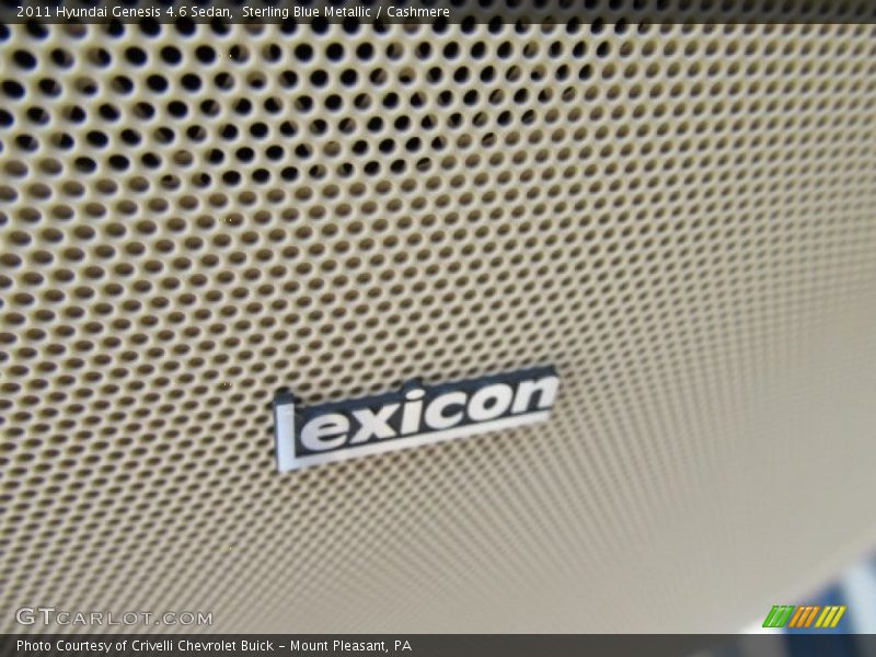 Sterling Blue Metallic / Cashmere 2011 Hyundai Genesis 4.6 Sedan