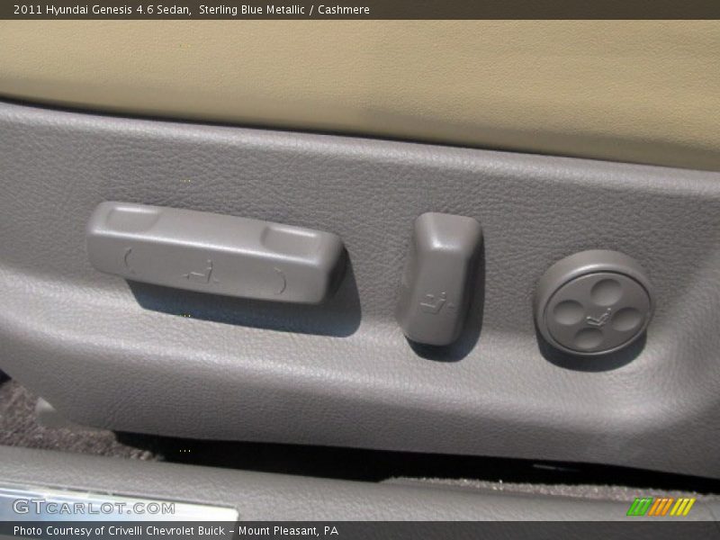 Sterling Blue Metallic / Cashmere 2011 Hyundai Genesis 4.6 Sedan