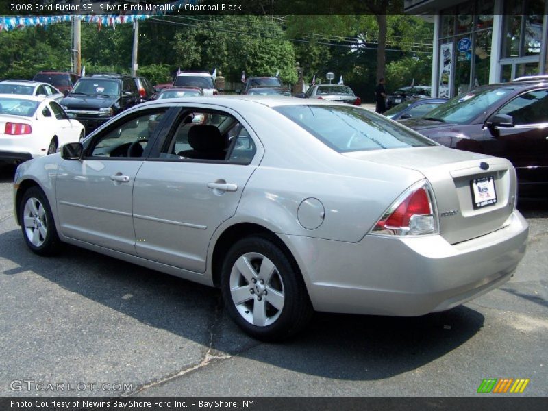 Silver Birch Metallic / Charcoal Black 2008 Ford Fusion SE