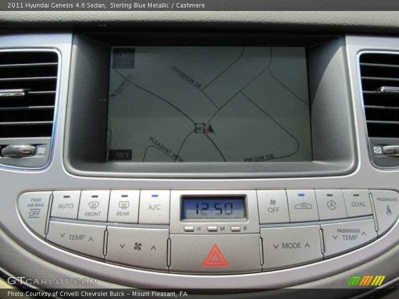 Navigation of 2011 Genesis 4.6 Sedan