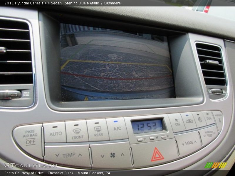 Sterling Blue Metallic / Cashmere 2011 Hyundai Genesis 4.6 Sedan