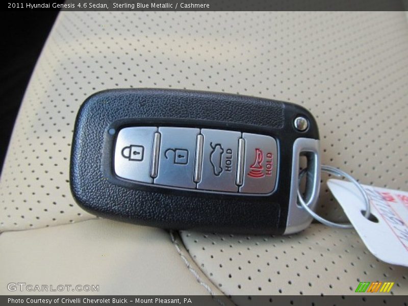 Sterling Blue Metallic / Cashmere 2011 Hyundai Genesis 4.6 Sedan