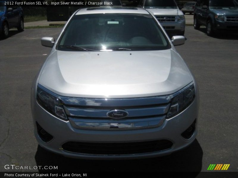 Ingot Silver Metallic / Charcoal Black 2012 Ford Fusion SEL V6