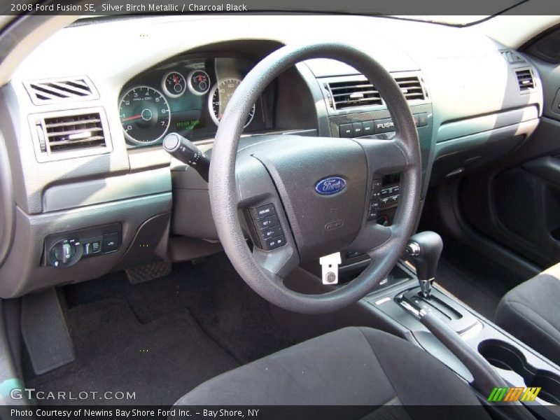 Silver Birch Metallic / Charcoal Black 2008 Ford Fusion SE