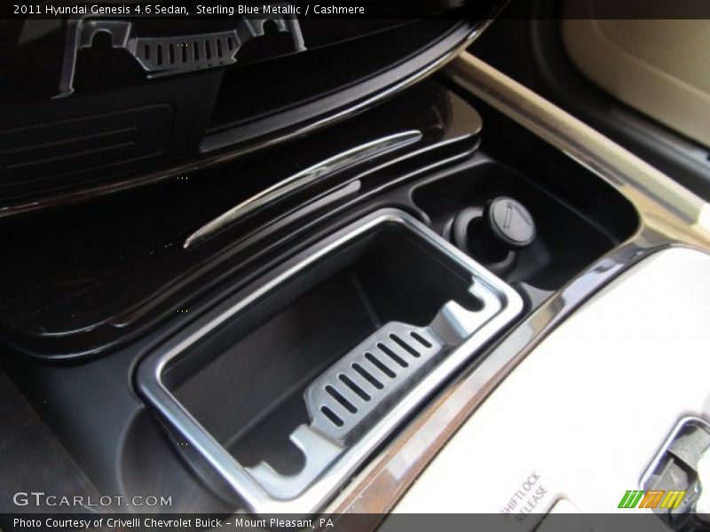 Sterling Blue Metallic / Cashmere 2011 Hyundai Genesis 4.6 Sedan