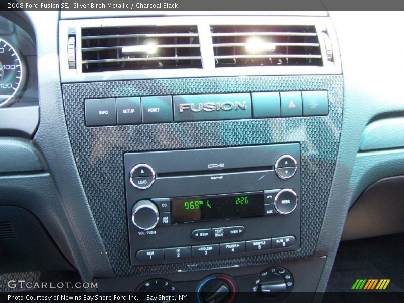 Silver Birch Metallic / Charcoal Black 2008 Ford Fusion SE