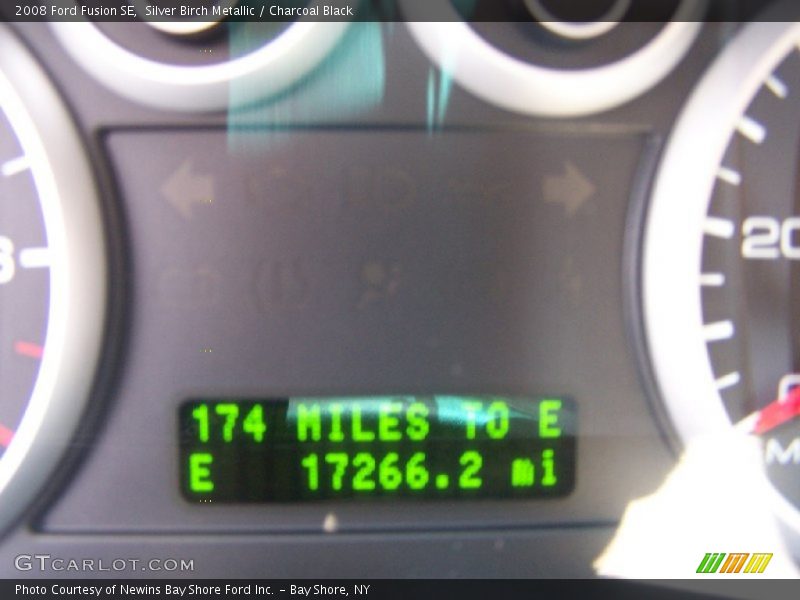 Silver Birch Metallic / Charcoal Black 2008 Ford Fusion SE