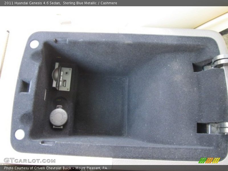 Sterling Blue Metallic / Cashmere 2011 Hyundai Genesis 4.6 Sedan