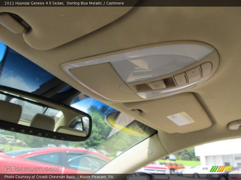 Sterling Blue Metallic / Cashmere 2011 Hyundai Genesis 4.6 Sedan