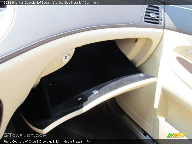 Sterling Blue Metallic / Cashmere 2011 Hyundai Genesis 4.6 Sedan